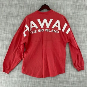 Hawaii Spirit Shirt Adult size S light pink long sleeve shirt 1205